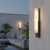Applique murale LED extérieure en acier inoxydable, étanche, pour cour, clôture, terrasse, toit, décoration nocturne