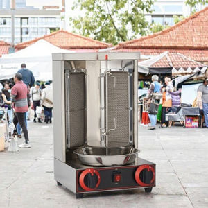 Machine à griller automatique 220V Doner <span class=keywords><strong>Kebab</strong></span> et Shawarma pour poulet à gaz nouvelle condition pour les magasins d'alimentation et les restaurants - Product Image 2
