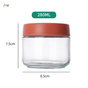280g 유리 사용 가능 다기능 밀봉 곡물 빈 저장 항아리 너트 차 저장 항아리 - Product Image 6