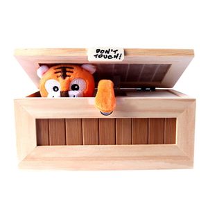 Caja Electrónica de Madera con Diseño de Tigre, Juguete Creativo de Fantasía y Ciencia Ficción, Decoración de Escritorio para Niños, Alivia el Estrés - Product Image 1