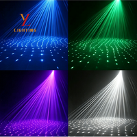LANGYU 3W RGB LED Projecteur Laser Ciel Étoilé DMX512 Activé par le Son pour Scène, KTV, Bar, Club, Fête, Décoration Intérieure, Garantie 2 Ans