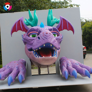 Cabeza de Dragón Mecánica Animatrónica Realista para Parque de Atracciones - Product Image 5