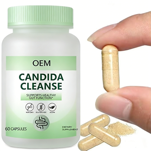 OEM/ODM GMP HALAL HACCP 60 capsules Darmreiniging & ontgifting supplement Oreganobladeren Caprylic Acid pH - Product Image 3