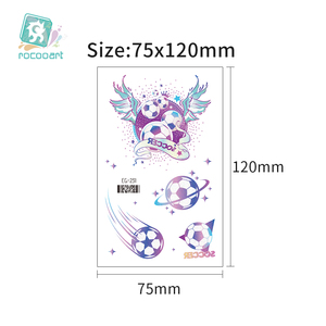 <span class=keywords><strong>Tatuajes</strong></span> Temporales Brillantes <span class=keywords><strong>para</strong></span> Niños, Fanáticos del <span class=keywords><strong>Fútbol</strong></span>, ​​Pegatinas <span class=keywords><strong>de</strong></span> <span class=keywords><strong>Tatuajes</strong></span> Falsos, Pegatinas <span class=keywords><strong>de</strong></span> <span class=keywords><strong>Tatuajes</strong></span> Temporales Impermeables <span class=keywords><strong>para</strong></span> Hombre y Niño - Product Image 3