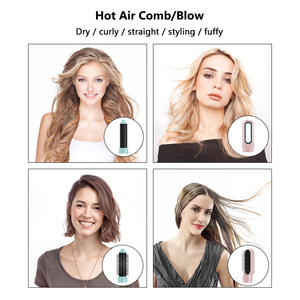 Peine de aire caliente 5 en 1 multiestilizador con motor DC, calentamiento rápido, alisador de pelo eléctrico, rizador, boquilla difusora individual - Product Image 3
