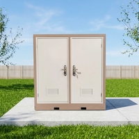 Toilettes Mobiles Portables Préfabriquées Cabine Sanitaire Modulaire Moderne Respirante pour Centres Commerciaux et Supermarchés
