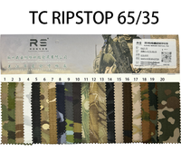 Échantillons Gratuits de Tissus TC/C/CVC Cordura, Tissu Tactique Cordura Camouflage, Tissu Ripstop TC