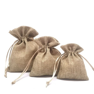 Sacs en lin recyclables avec cordon de serrage pour le stockage des cigares, sacs cadeaux, sacs de shopping, fabrication sur mesure - Product Image 2
