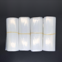 Sacs en polyéthylène transparents multi-usages à ouverture plate, sacs en plastique PE, emballage en plastique, sacs d'emballage à ouverture plate