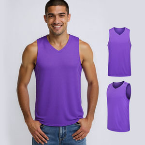 Nouvel ensemble short été 2026 personnalisé avec LOGO – Survêtement sport décontracté pour homme : short et débardeur sans manches couleur unie, ensemble deux pièces - Product Image 6