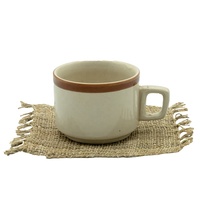 Tapis de table en chanvre de l'Himalaya beige, très écologique, tricoté à la main, style bohème, résistant à la chaleur, 30/45 cm, personnalisable