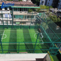 Cage de football multifonctionnelle personnalisable, ensemble complet d'équipement sportif, solution globale pour complexe sportif, solution pour terrain de football