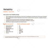 Vertiv Liebert ITA2 2kVA Onduleur en ligne avec batterie au lithium 220V Monophasé 2700Wh 40Hz-70Hz pour Ordinateur/Réseaux