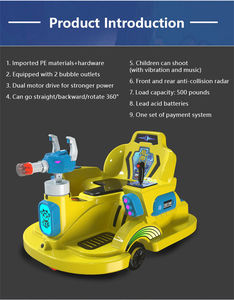 Rotation à 360 degrés voitures à conduire jouets à la dérive voiture à bulles partagée adulte dérive blanche enfants autos tamponneuses pour parc d'attractions - Product Image 3