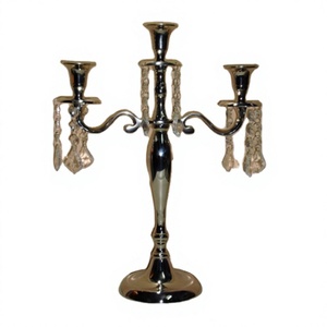 Brass Candle Holder Wedding Occasions Lightening Decoration Solid Candle Stand Best Selling <b>Crystal</b> Candelabra in <b>Cheap</b> Prices - Product Image 1