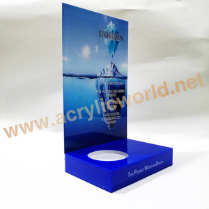 Custom LED <b>Light</b> <b>up</b> Acrylic Wine Display <b>Bottle</b> Glorifier Wine Glorifier Display - Product Image 5