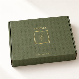 Boîtes d'expédition cosmétiques auto-scellantes en carton kraft à rabat supérieur, imprimées sur mesure pour soins de la peau, avec pelliculage mat, directement de l'usine - Product Image 1