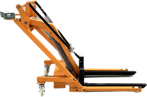 Carro de acero de alta resistencia portátil con brazo de manivela hidráulico para elevación y carga en almacenes - Product Image 5