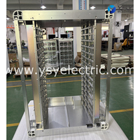 Châssis de rack d'équipement en tôle galvanisée sur mesure OEM, unité d'alimentation modulaire 19 pouces, armoire de montage en rack