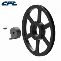 Poulie à courroie trapézoïdale en fonte série SPA, norme européenne CPT, personnalisable OEM, à quatre rainures, équilibrage statique, certifiée ISO9001