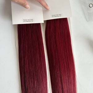 Tối rượu vang 99j thẳng Brazil tóc con người <span class=keywords><strong>Weave</strong></span> bó sóng tự nhiên & ý Curl phong cách - Product Image 5