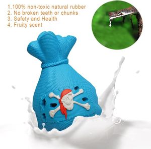 لعبة مضغ للكلاب على شكل وعاء نقود، تفاعلية ومتينة مصنوعة من المطاط - Product Image 4
