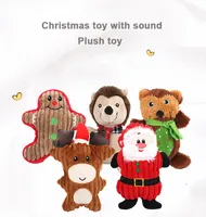 Perro de juguete de peluche, juguete de Navidad, diseño de dibujos animados