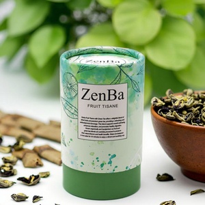 Biodegradable Customized Printed Food-grade Paper Cans Round Paper Tube Packaging Boxed Ice CreamTea Paper Box <b>Containers</b> - Product Image 1