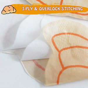 Servilletas Desechables <span class=keywords><strong>de</strong></span> 3 Capas <span class=keywords><strong>de</strong></span> Pulpa <span class=keywords><strong>de</strong></span> Madera Virgen en Forma <span class=keywords><strong>de</strong></span> Croissant <span class=keywords><strong>para</strong></span> Panadería, <span class=keywords><strong>Desayuno</strong></span> y Fiestas - Product Image 3