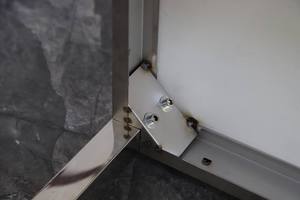 Mesa de Trabajo de Acero Inoxidable de Doble Cubierta con Estante Inferior para Uso Comercial en Cocina - Product Image 6