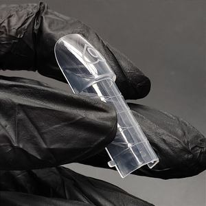 Nouveau clou double forme acrylique pointe française outil d'extension d'ongle Logo personnalisé Sandwich Double Sandwich double formes pour ongles - Product Image 5