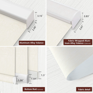 Persianas Enrollables Motorizadas Inteligentes Personalizadas, <span class=keywords><strong>Cortinas</strong></span> y Contraventanas, Persianas Opacas para Ventanas - Product Image 6