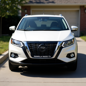 Reemplazo de Parrilla Delantera para Nissan Kicks 17+, Plástico Negro, Compatible con Modelos Nissan Dfac, Nuevo Accesorio de Carrocería - Product Image 2