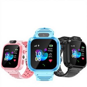 Smartwatch Quadrato per Bambini con Funzione <span class=keywords><strong>Foto</strong></span> e Posizionamento, Cinturino in Silicone Multilingue - Product Image 1