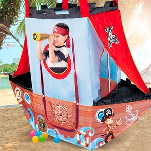 AIOIAI Kids <strong>Indoor</strong> <strong>Play</strong> <strong>Tent</strong> Fanstic Pirate Ship <strong>Play</strong> <strong>Tent</strong> - Product Image 3