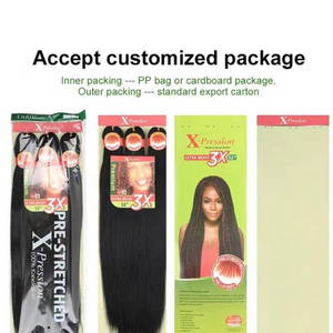 Offre Spéciale : <span class=keywords><strong>3x</strong></span> Extensions de Tresses Africaines au Crochet pour Tresses Faciles, Fibre Pré-Étirée à Basse Température, Qualité Supérieure, Double Trame Faite à la Machine - Product Image 5