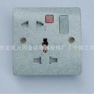 สวิตช์ผนังเรซิ่นสำหรับการค้าต่างประเทศ 16A 1 ทาง IP20 ทนทานสำหรับใช้ในบ้าน - Product Image 1