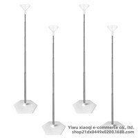 Poteau télescopique de 2 m pour arche, guide de route, support de ballons, décoration pour anniversaire, mariage, fête, événement sportif