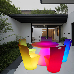 Canapé lumineux LED de jardin, mobilier d'extérieur, 16 clous RGB, <span class=keywords><strong>lampe</strong></span> de table - Product Image 6