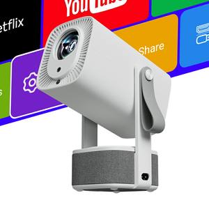 Proyector Android 2 en 1 de Última Generación, 4K Nativo, 1080P Inalámbrico, Altavoz de 20W, WIFI 6, CE, ROHS, Video Proyector de 360 Grados, Marca AUN A005 Pro - Product Image 1