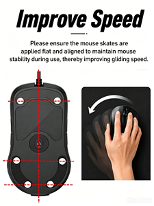 Patins de souris de jeu universels, 40 pièces par paquet, glisse plus fluide, performances fiables pour souris de jeu <span class=keywords><strong>Logitech</strong></span> <span class=keywords><strong>G</strong></span> <span class=keywords><strong>Pro</strong></span> X Superlight - Product Image 5