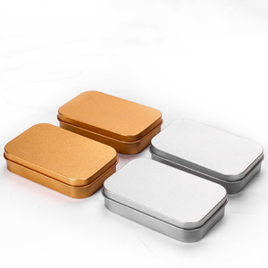 Hộp Đựng Nắp Trượt Phẳng Rỗng Logo Tùy Chỉnh Hộp Thiếc Mini Nước Hoa Bạc Hà Son Dưỡng Môi Màu Trơn Hộp Thiếc Trượt Kim Loại Hình Chữ Nhật - Product Image 5