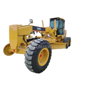 Motoniveladora Caterpillar CAT 140H 140K 140G usada, maquinaria de segunda mano en buenas condiciones con motor central y componentes de bomba - Product Image 1