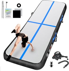Tapis de gymnastique gonflable VENDOMNIA <span class=keywords><strong>Airtrack</strong></span>, épaisseur 10 cm, en EVA, pour entraînement de tumbling, avec pompe électrique et sac, utilisation yoga, longueur variée - Product Image 5