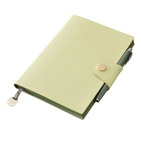 Cuaderno de Negocios A5 de Cuero PU Suave, Ideal para Escribir, con Cierre, Hojas Sueltas, Marcador, Diario, Juego de Cuadernos de Alta Gama