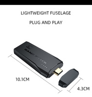 Manette de jeu sans fil double 2,4 G pour console de jeu 3D, dongle de jeu vidéo TV HD 4K en gros, émulateurs PS1