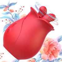 TMM Rose Toy Vibrator mit 10 Geschwindigkeiten USB-Aufladung & IPX6 Wasserdicht für Klitoris-/Nippelstimulation Paare Vorspiel-Vergnügen