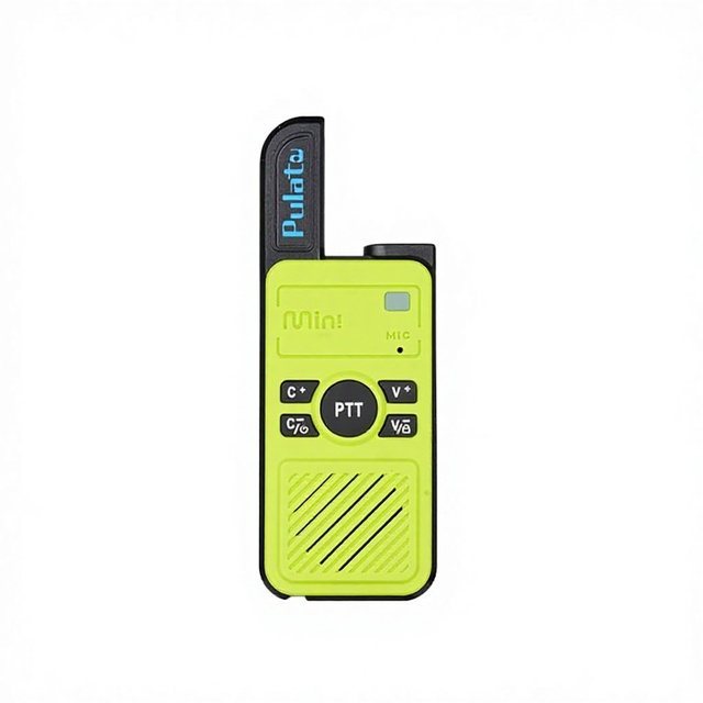 PULATE Colorful Mini Walkie Talkie Rechargeable Two Way Radio Portable Handheld Long Range 1.5W UHF Hotel Restaurant Outdoor