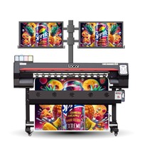 Impresora de Vinilo Locor 2026 de 1.9m x 1.3m, Tamaño Mini, Cabezal de Impresión DX5 I3200E1 Xp600, Impresora de Formato Grande, Precio de Plotter