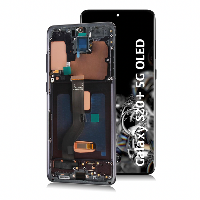 Hot Sales LCD Display Cosmic Black  6.67" for Samsung Galaxy S20 Plus 4G SM-G985/S20+ 5G SM-G986 LCD Screen Replacement Touch